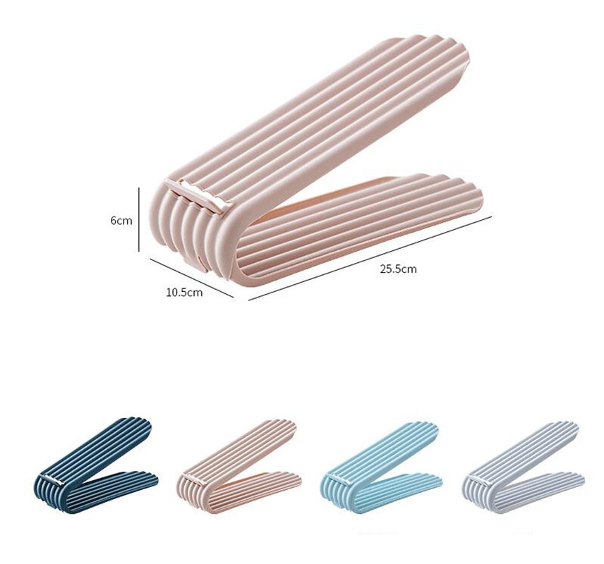 Adjustable Double-Layer Shoe Organizer - Image 2