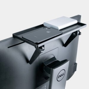 Adjustable Monitor-Top Storage Shelf