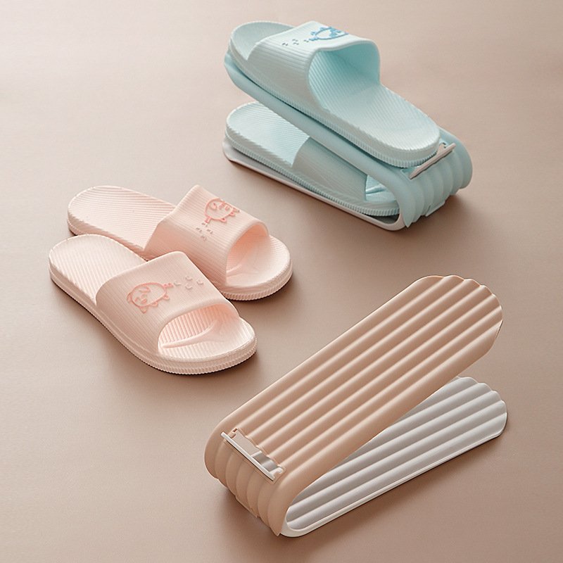 Adjustable Double-Layer Shoe Organizer - Image 3