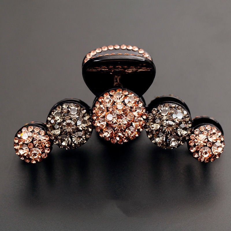 Rhinestone Accent Hair Claw Clip
