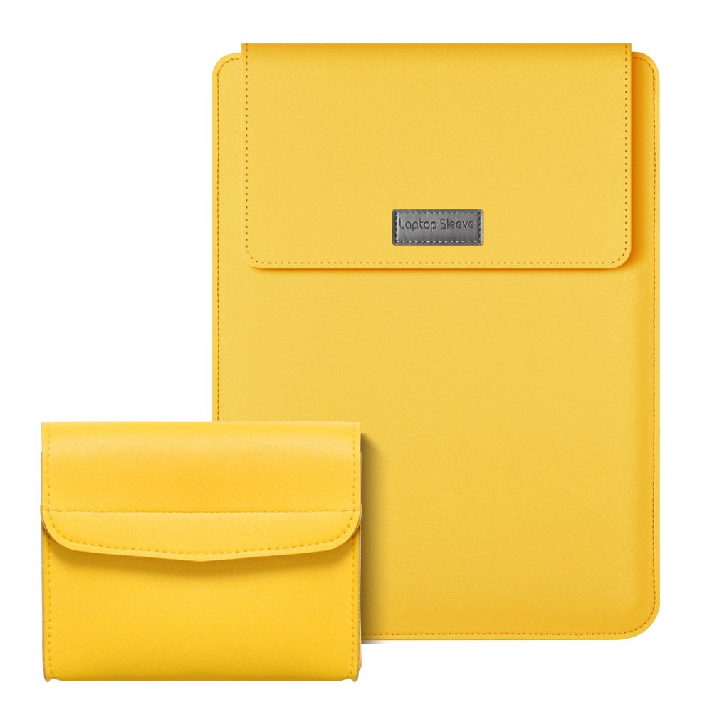 Faux-Leather Laptop Sleeve - Image 3