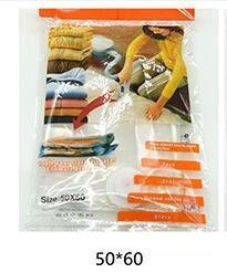 Vacuum Compression Storage Bags — No Pump