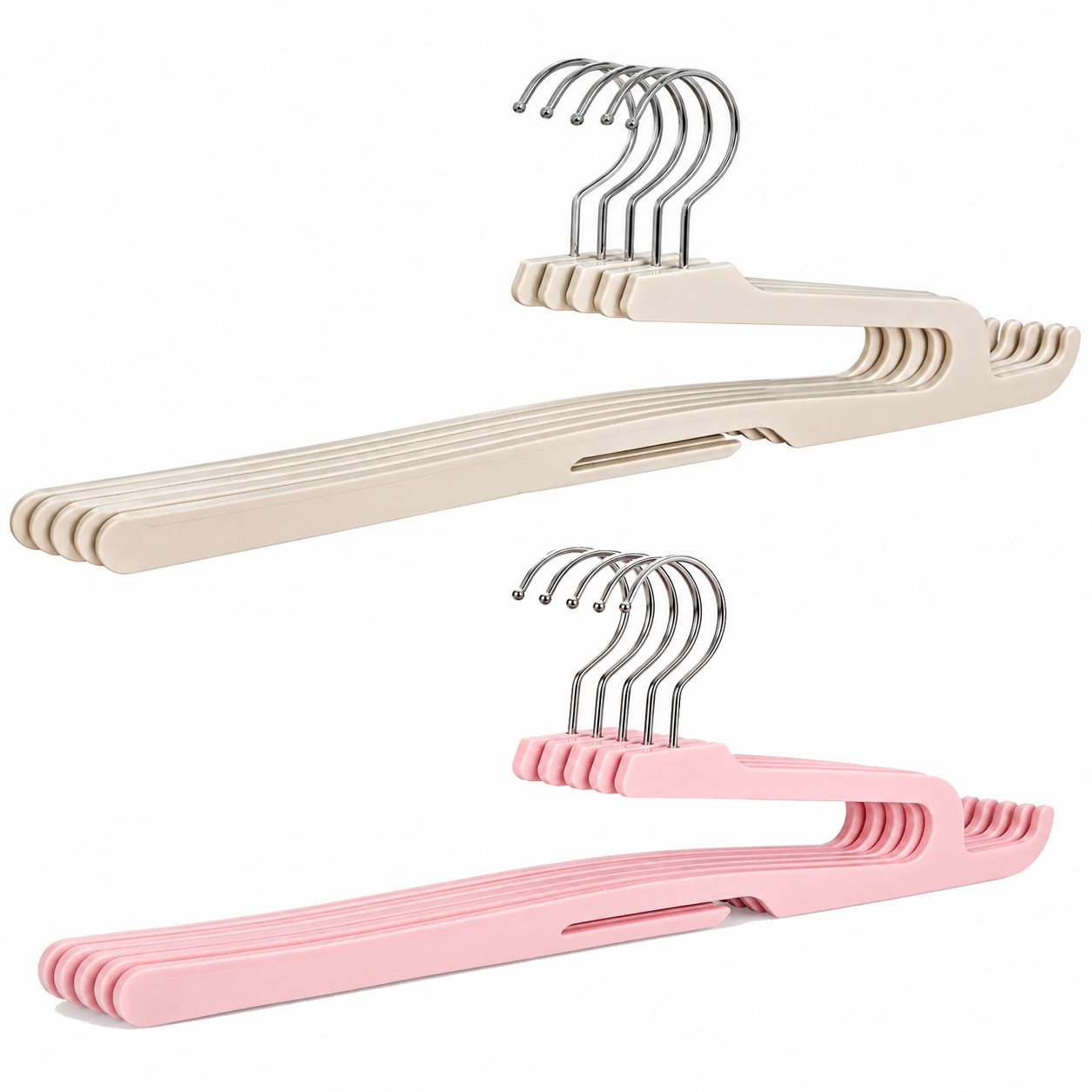 Open-Ended Pants Hangers — Set of 5