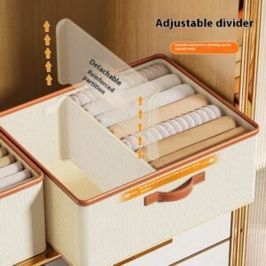 Foldable Fabric Wardrobe Storage Box