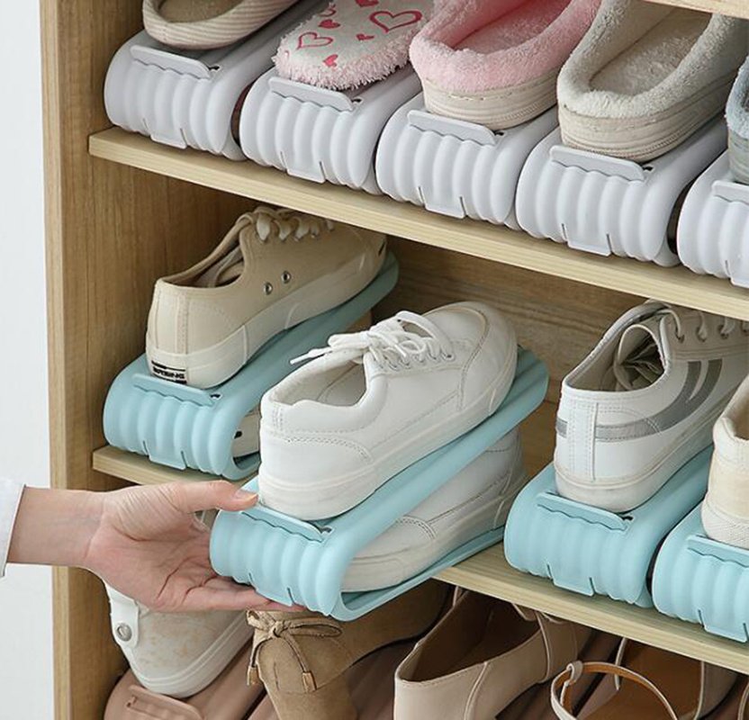 Adjustable Double-Layer Shoe Organizer - Image 6