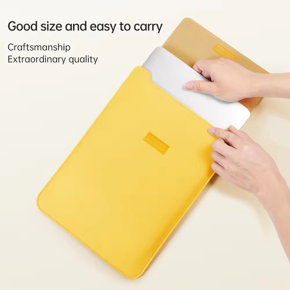 Faux-Leather Laptop Sleeve - Image 10
