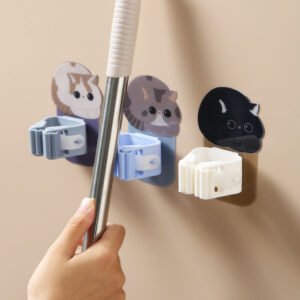 Adhesive Wall Mop and Broom Clip