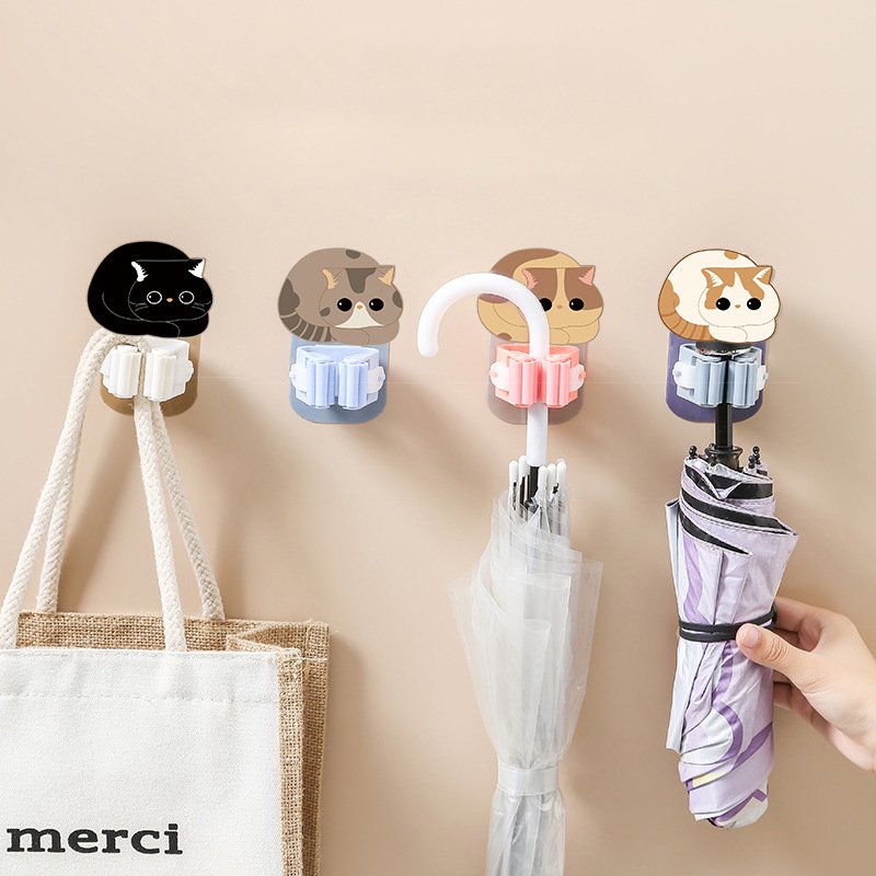 Adhesive Wall Mop and Broom Clip - Image 6
