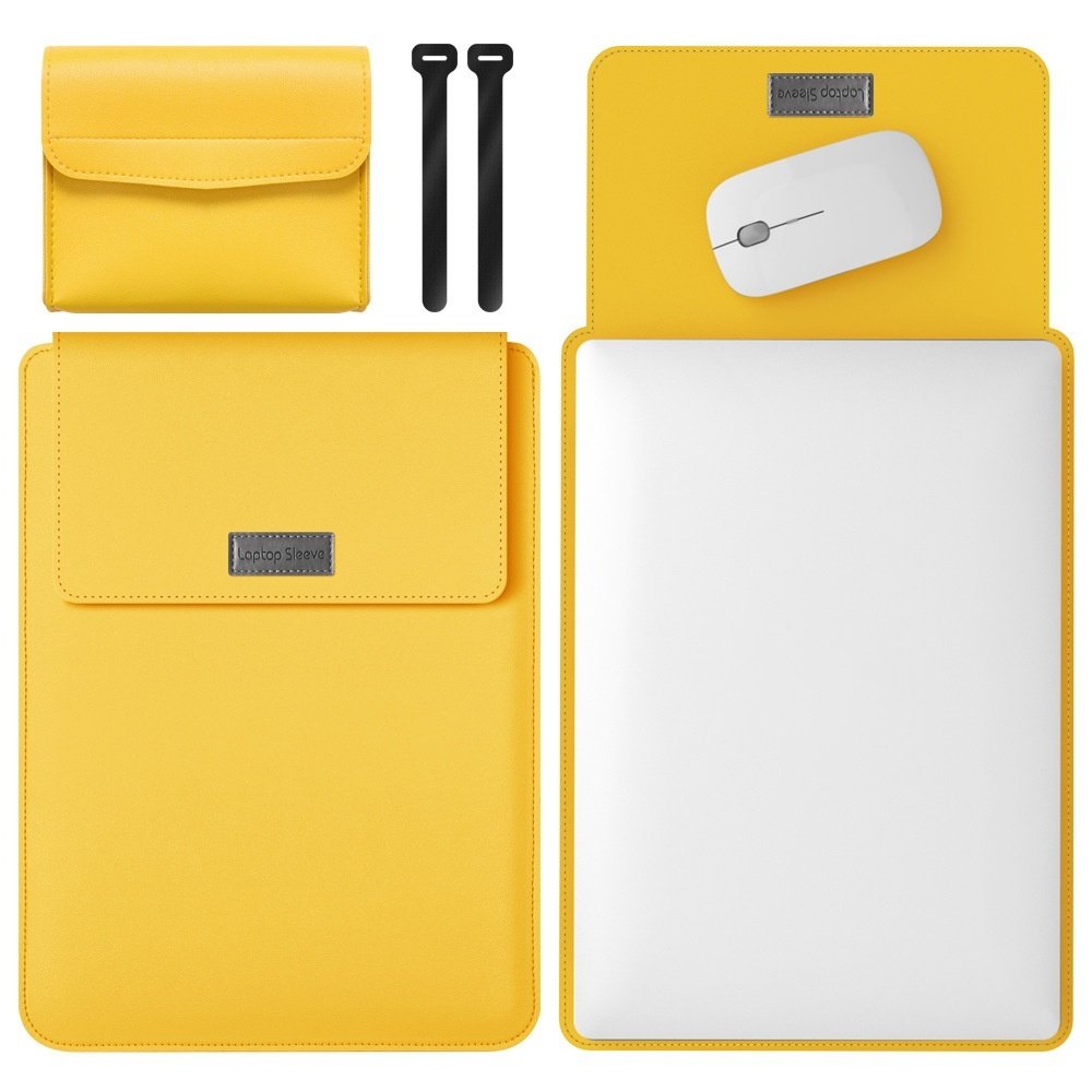 Faux-Leather Laptop Sleeve - Image 2