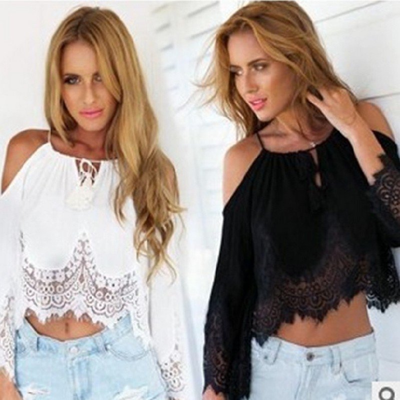 Women’s Mesh-Detail Chiffon Blouse - Image 2