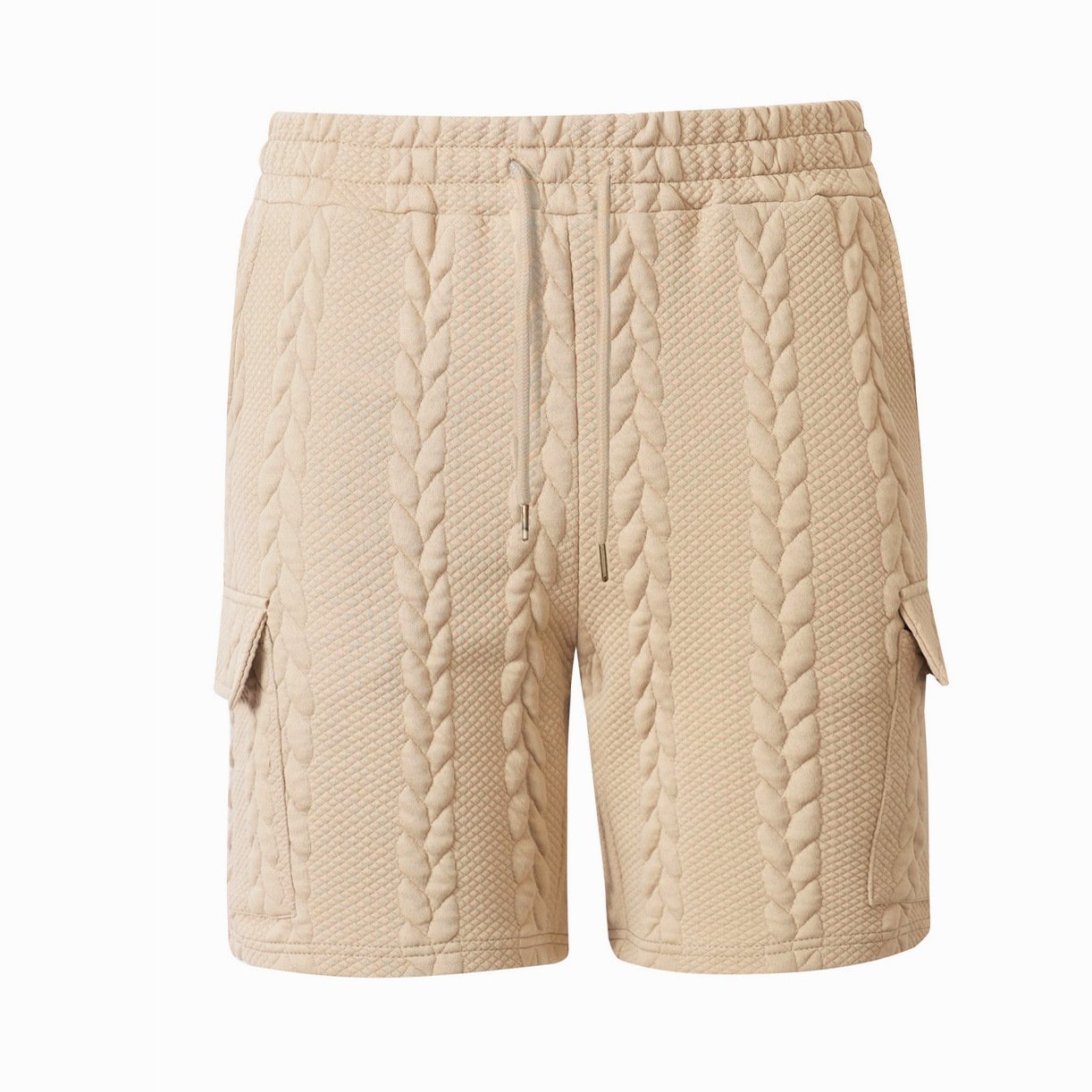 Men’s Textured Drawstring Shorts - Image 8