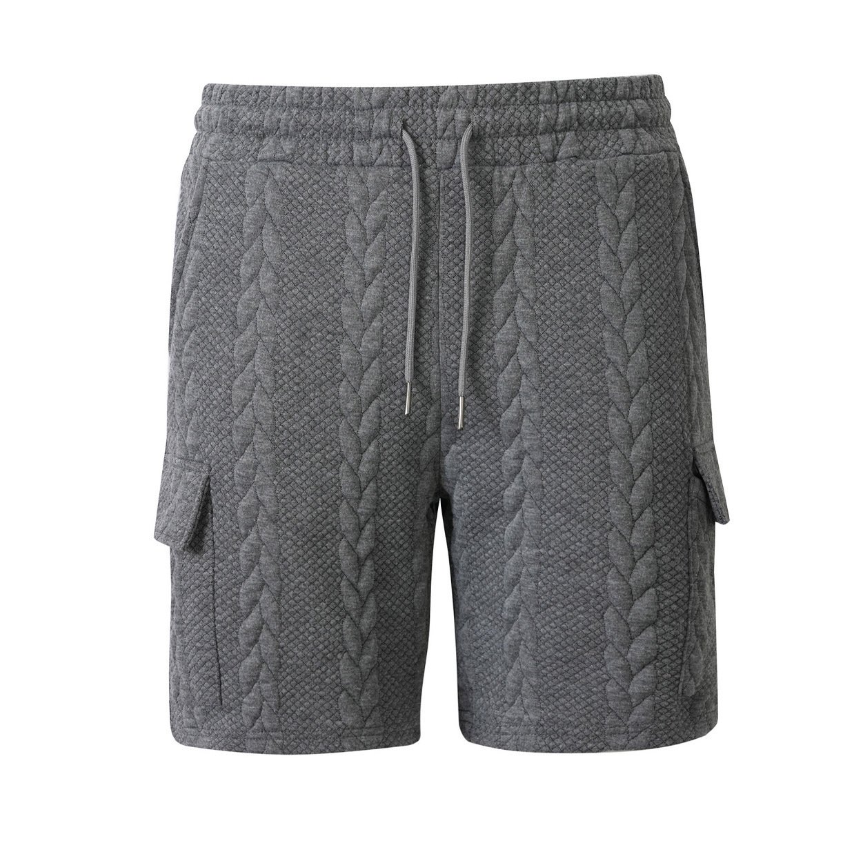 Men’s Textured Drawstring Shorts - Image 4