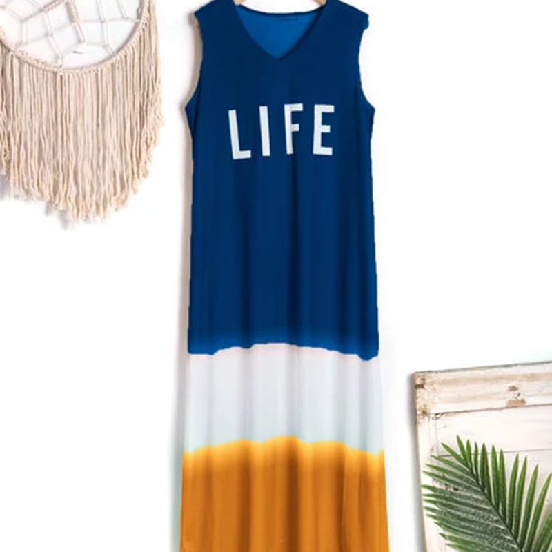 Women’s LIFE Colorblock Maxi Dress