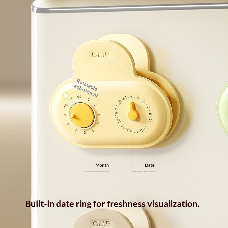 Magnetic Bag Clips with Date Rings — Set of 5 - Image 4