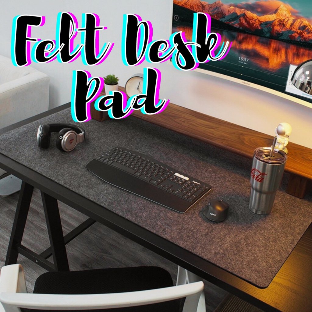 Felt Desk Mat — 80 × 40 cm