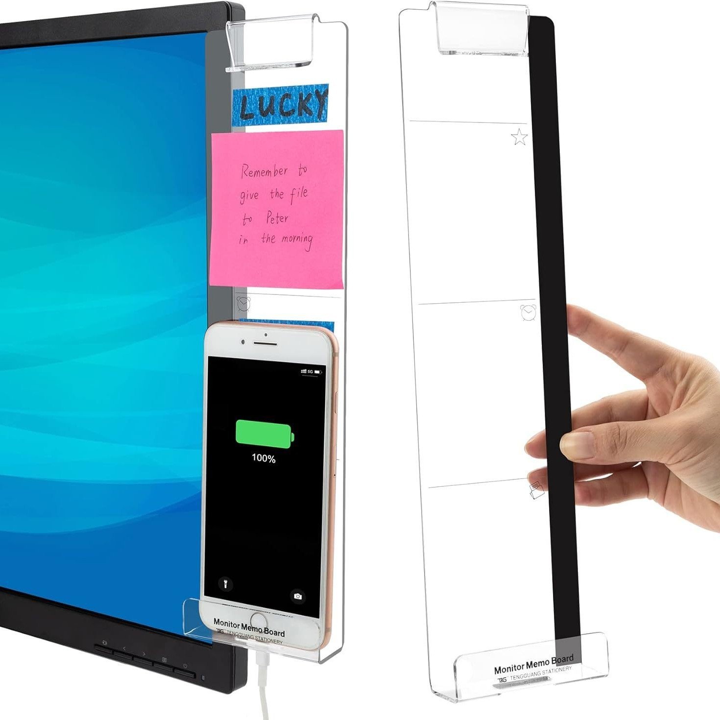 Acrylic Monitor Memo Board - Image 6