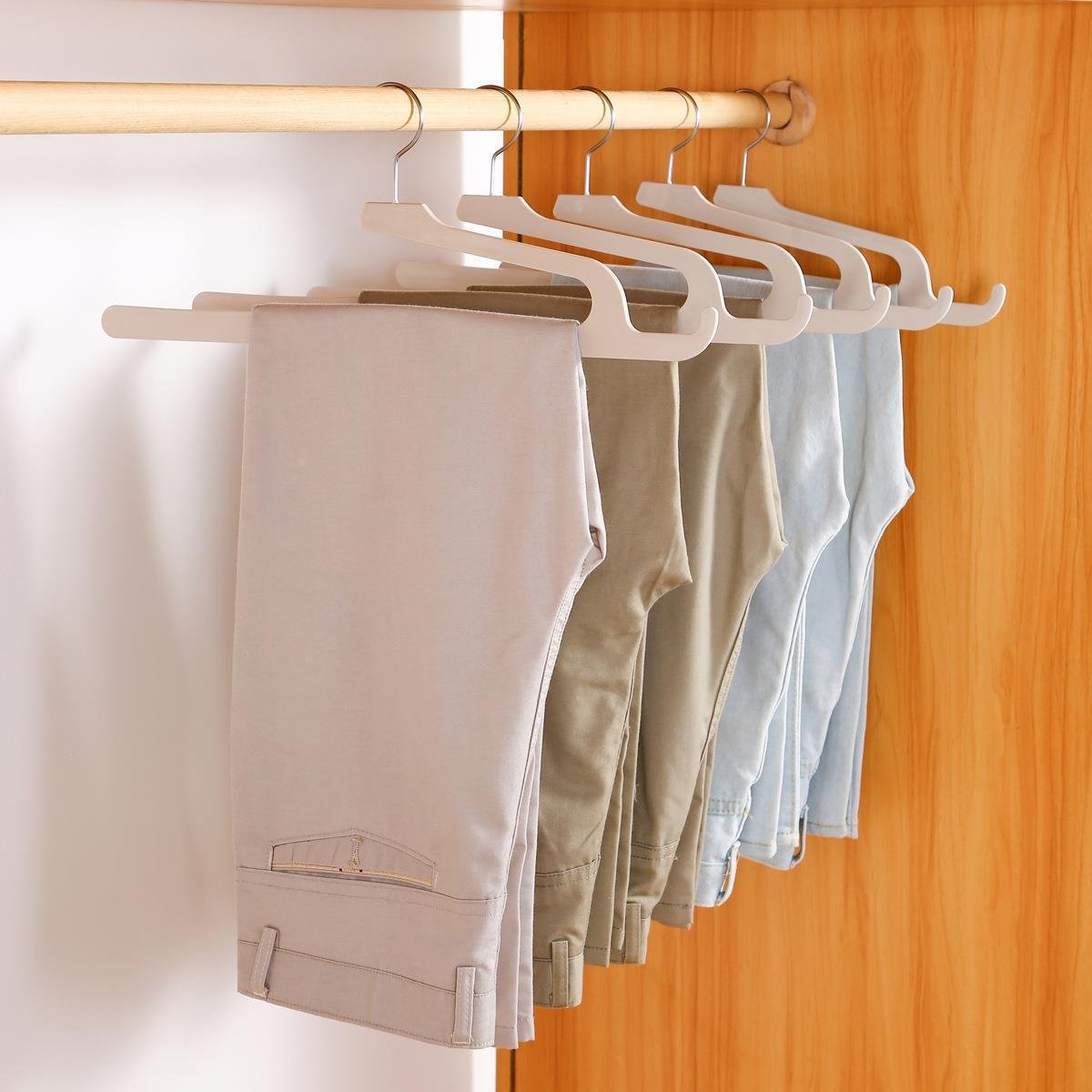 Open-Ended Pants Hangers — Set of 5 - Image 7