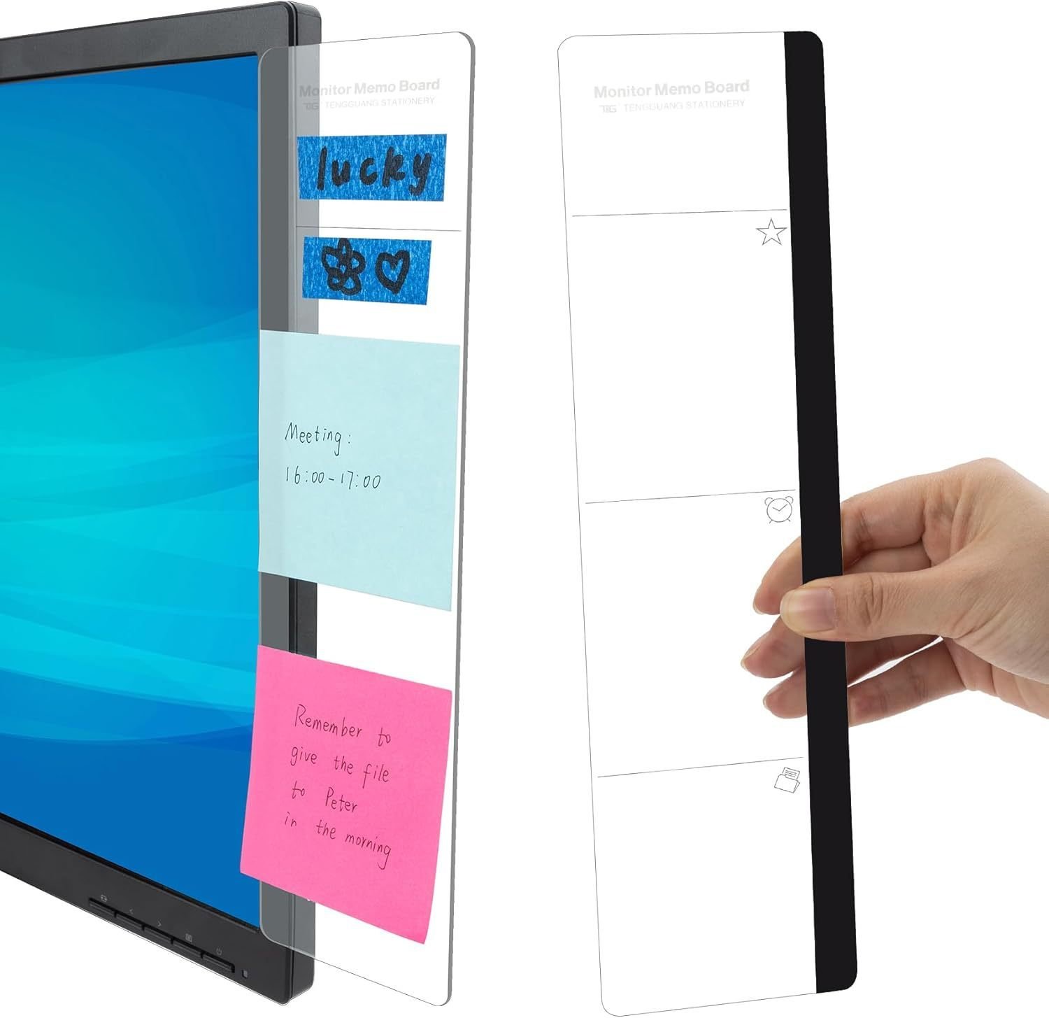 Acrylic Monitor Memo Board - Image 3
