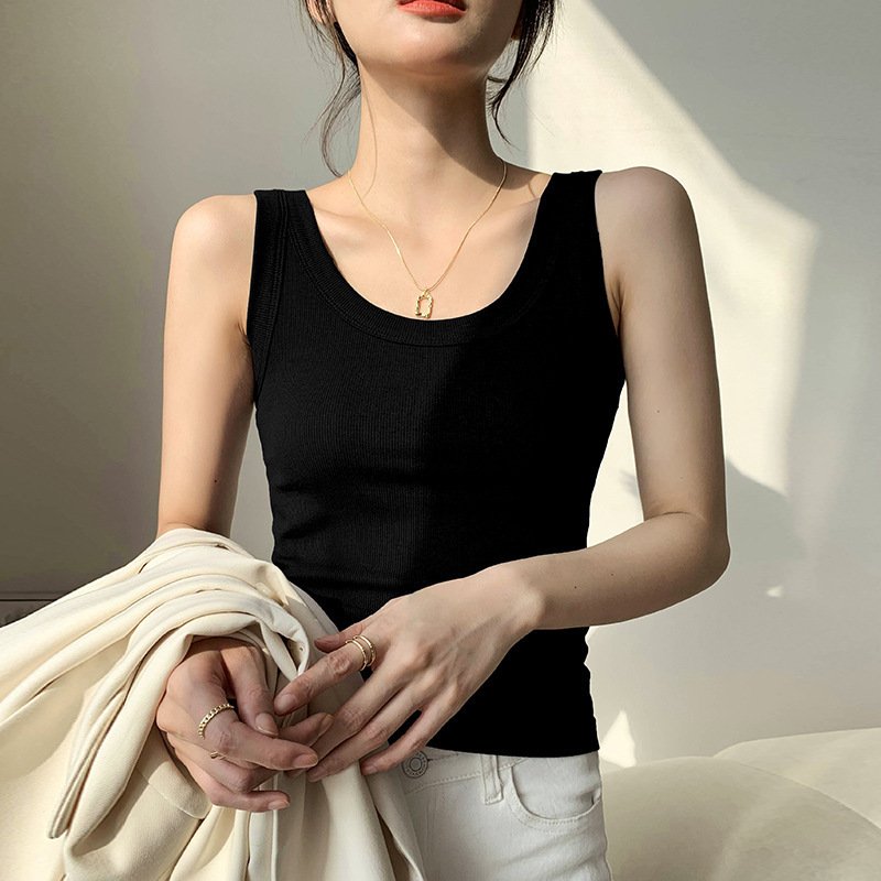 Women’s Ribbed Scoop-Neck Tank - Image 3